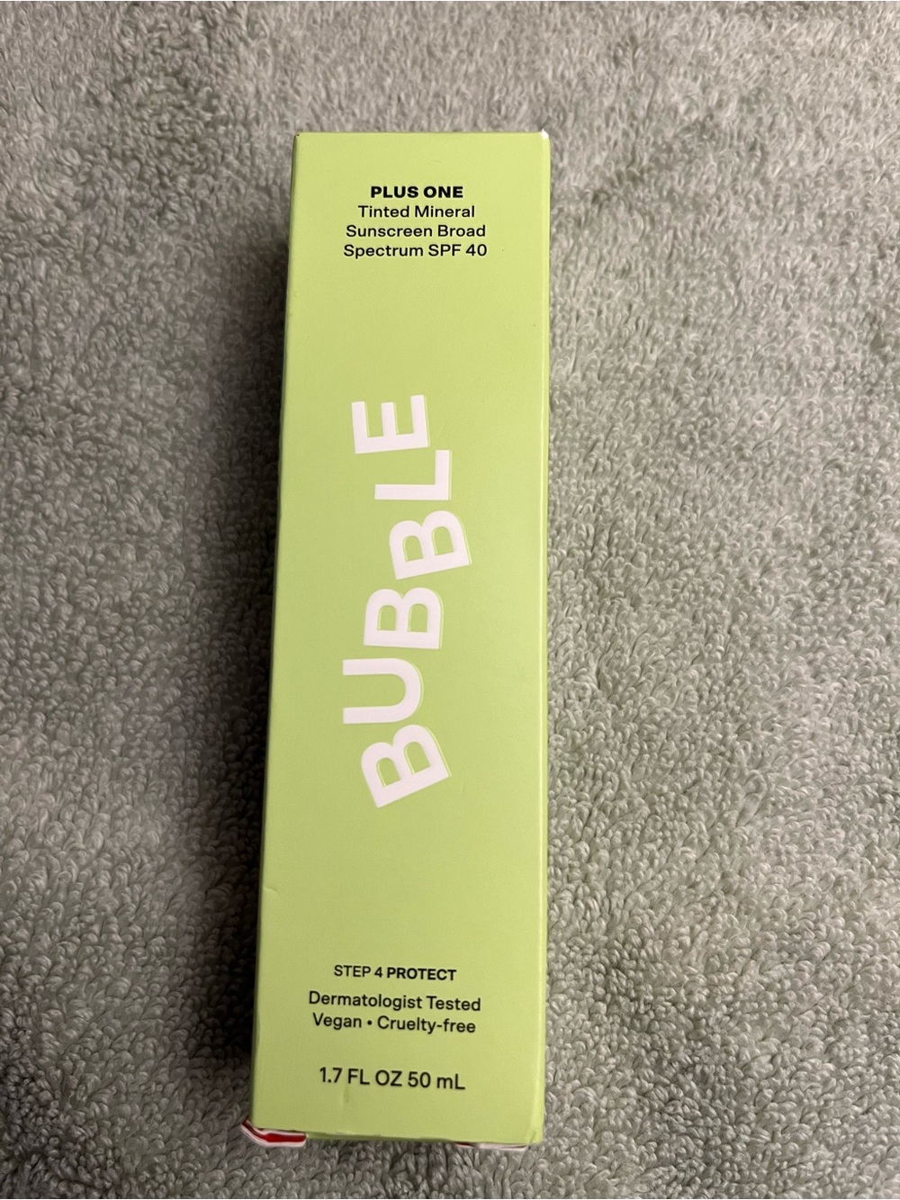 Bubble Skincare Plus One Tinted Mineral Sunscreen SPF 40 - 1.7 oz / 50ml